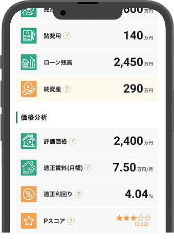 不動産投資の物件選定に使う